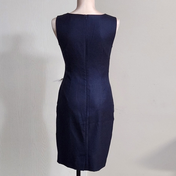 MaxMara Arley Side Pleat Wool Blend Dress - Picture 9 of 12